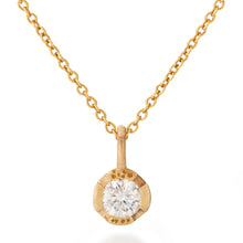 Load image into Gallery viewer, 14K Yellow Gold Necklace with moissanite