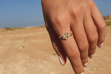 Load image into Gallery viewer, Bold Geometric Baguette Diamond Engagement Ring