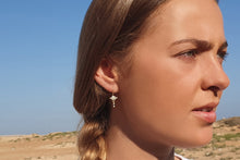 Load image into Gallery viewer, Drop Earrings baguette Diamonds
