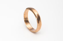 Load image into Gallery viewer, 14k Gold Contoured Band - 3.8mm Wide - Modern Unisex Ring