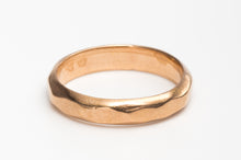 Load image into Gallery viewer, 14k Gold Contoured Band - 3.8mm Wide - Modern Unisex Ring