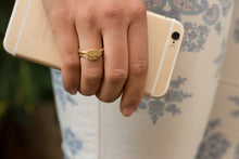 Load image into Gallery viewer, Unique Wedding Rings Engraved