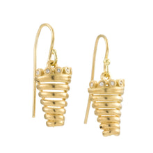 Load image into Gallery viewer, Spiral Diamonds Earrings