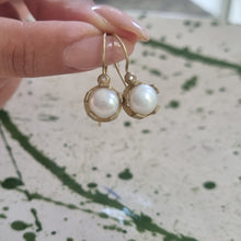 Load image into Gallery viewer, Baguette Diamond Drop Earrings