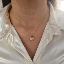 Load image into Gallery viewer, 18k Gold Baguette  Diamond Necklace
