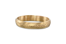 Load image into Gallery viewer, 14k yellow gold wedding band, minimalist, Textured , Brushed