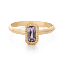 Load image into Gallery viewer, Purple Spinel Solitaire Engagement Ring