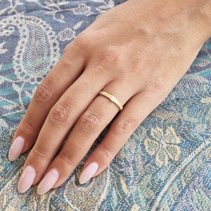 Unique Baguette Diamond Engagement Ring