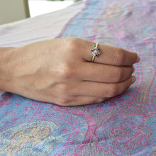 Load image into Gallery viewer, Sapphire 18k Engagement ring