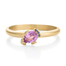 Load image into Gallery viewer, Pink and Blue Sapphire  Engagement Ring