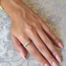 Load image into Gallery viewer, Marquise Diamond and Salt &amp; Pepper Diamond Ring in 14K Gold – Unique Engagement or Fine Jewelry Gift