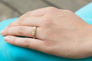 Diamond Sapphire Alternative Engagement Ring