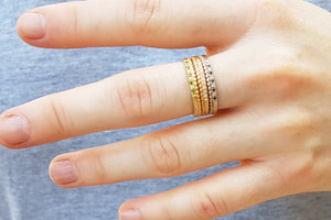 18K Diamond Engagement Ring for Women