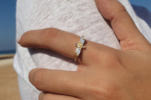 Alternative Baguette Diamond Engagement Ring