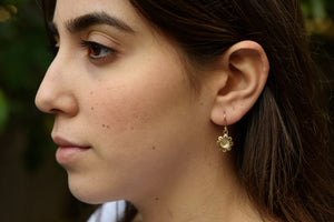 Diamonds Floral Earrings