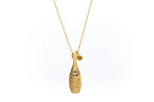 Load image into Gallery viewer, Sapphire  Necklace 18k Gold