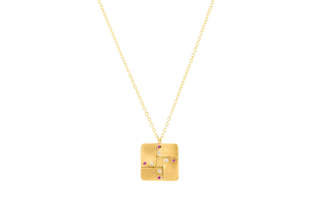 Square Folded Necklace