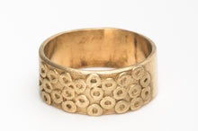 Load image into Gallery viewer, Wide Alternative Wedding Ring in 14k gold