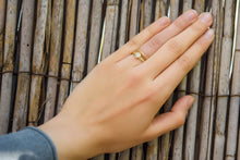 Load image into Gallery viewer, Wedding ring set stackable Gold