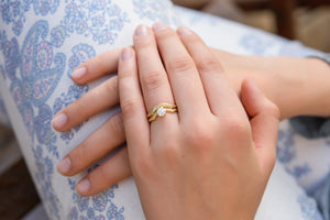 Diamond  Wedding Rings Set