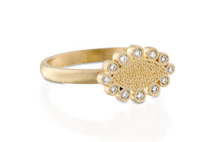 Diamond Unique Engagement Marquise Ring