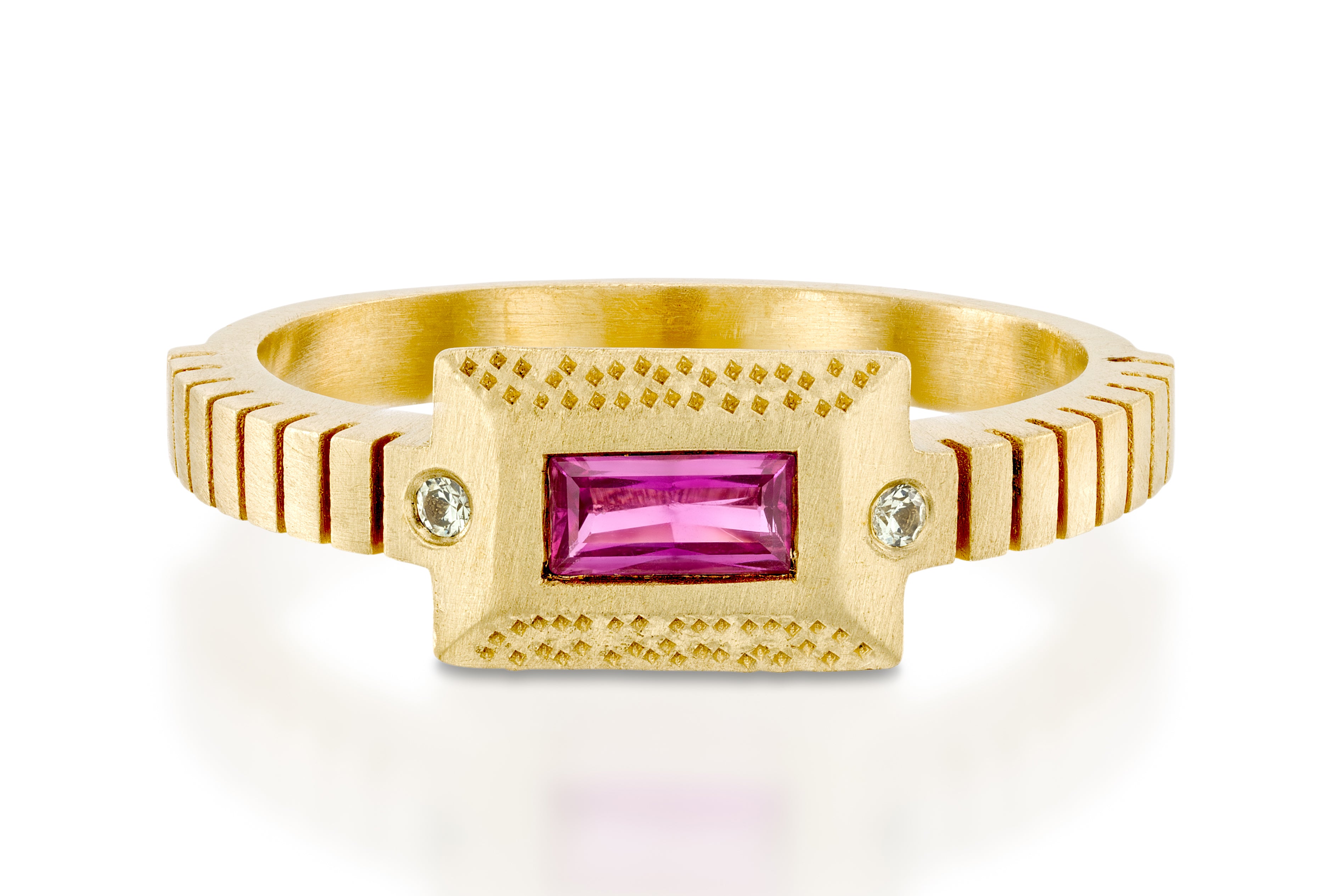 Ruby hotsell rectangle ring
