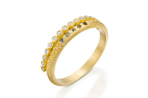 Diamonds Sapphires Wedding Ring Gold