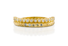 Load image into Gallery viewer, Diamonds Sapphires Wedding Ring Gold