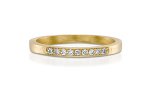 18k Diamonds Engagement Stack Ring