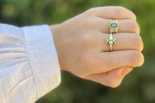 Load image into Gallery viewer, SUNDANCE EXCLUSIVE Cluster Emerald Diamond Engagement Ring