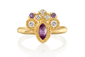Purple Sapphire Engagement Ring
