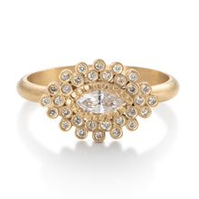 Load image into Gallery viewer, Marquise Alternative Engagement Ring set with Diamonds