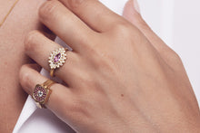Load image into Gallery viewer, Pink Sapphire Marquise Ring 18k Gold